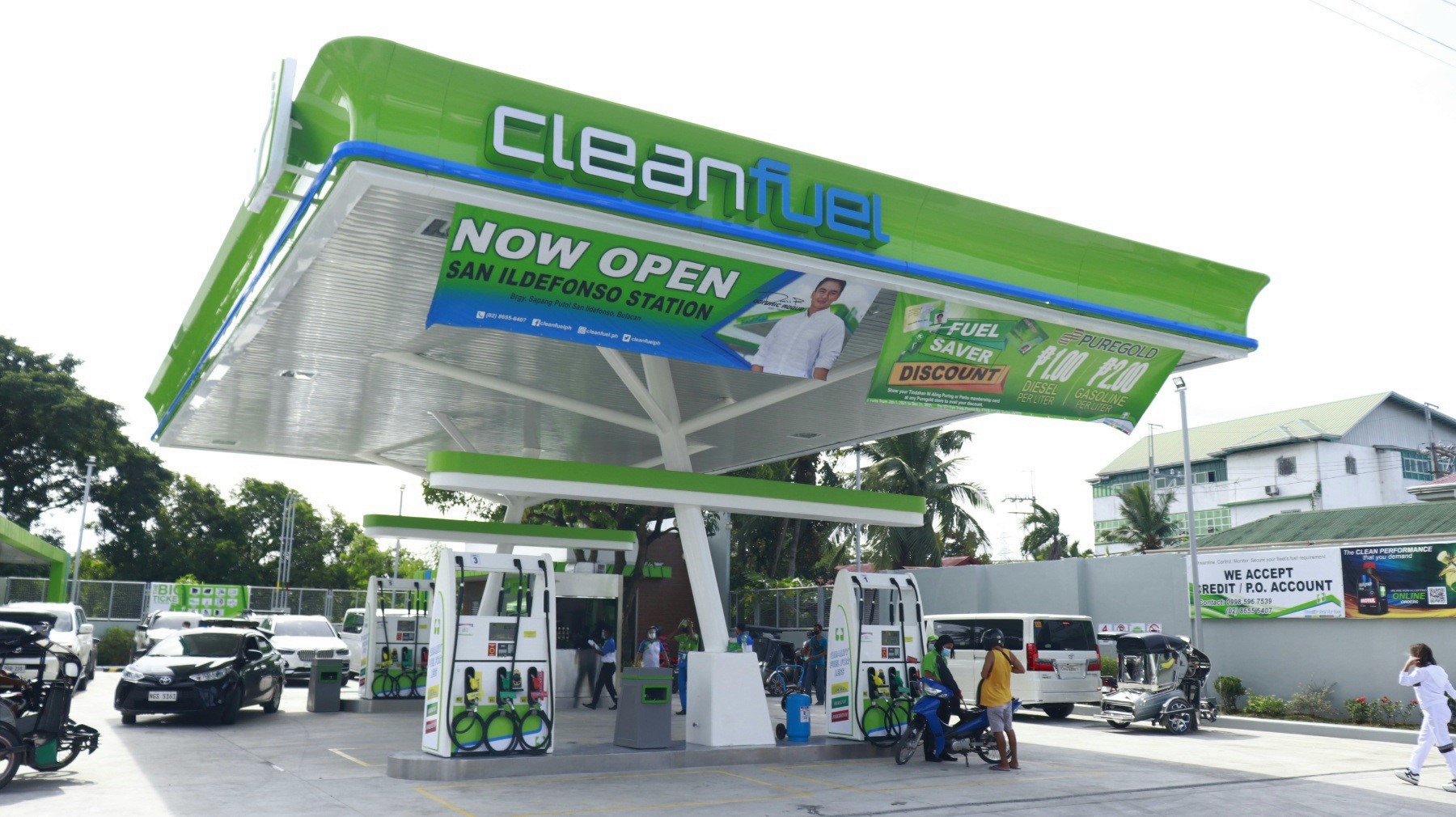 Cleanfuel Adds More Stations in Bulacan with San Ildefonso Opening